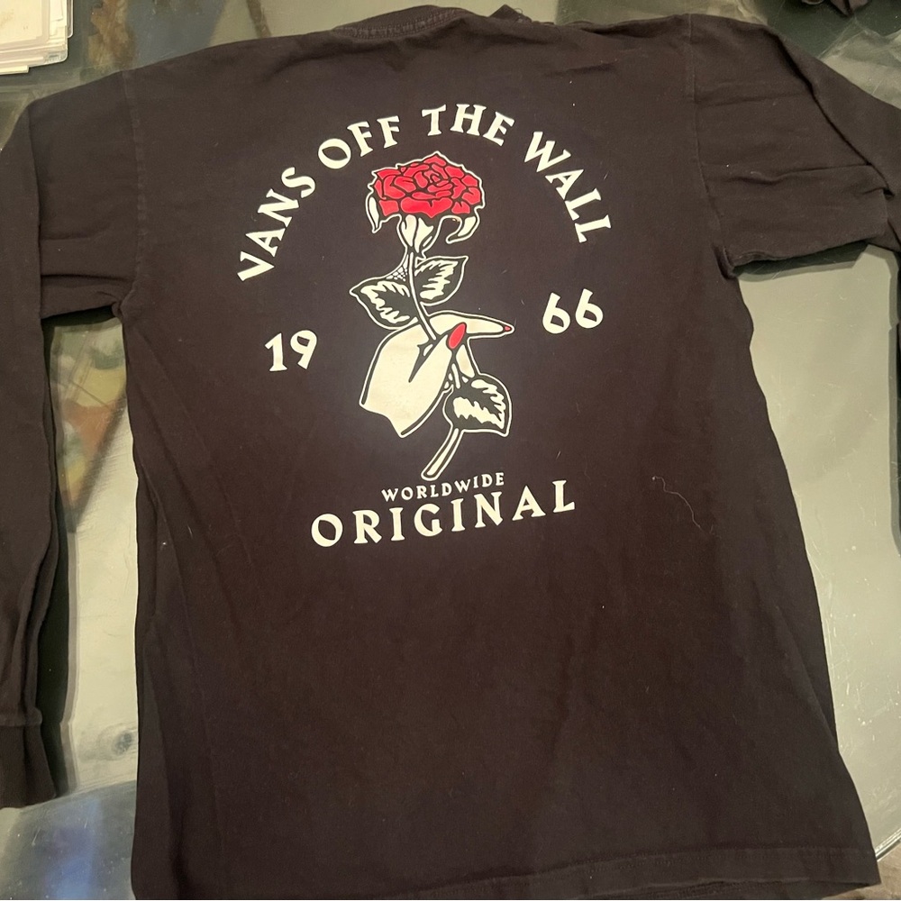 Vans Roses Long Sleeve T Shirt